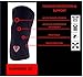 M-Sports D2 Knee Compression Sleeve Sports Support Brace for Exercise, Jogging, Fitness Recovery, Joint Injury and Arthritis Pain Relief to Reduce Swelling (LGray)