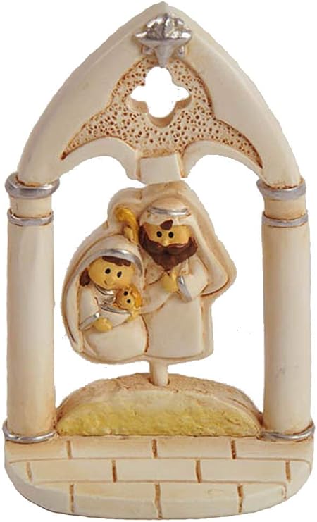 Nativita Natale Immagini.Sacra Famiglia Presepe Nativita Natale Mini 6 5x4 H10 Cm 30430 Amazon It Casa E Cucina