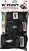 Wipeout Dry Erase Kids’ Pad Set with Wristguards, Elbow Pads, and Knee Pads, Black