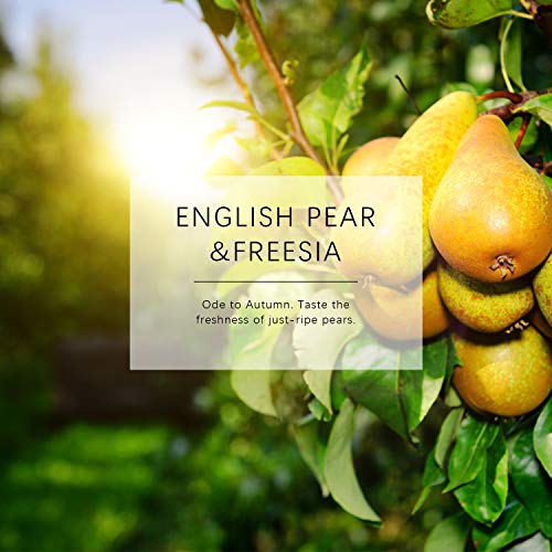 ESSLUX Reed Diffuser, Home Fragrance Premium Quality for Home and Office, Air Freshener & Home Decor & Ideal Gift-English Pear&Freesia
