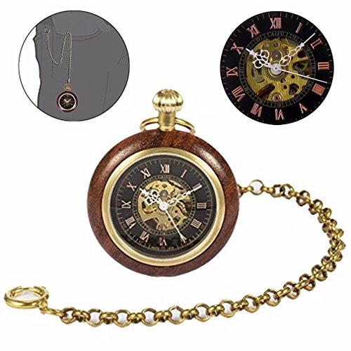 steampunk wooden watch