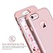 BENTOBEN iPhone 6S Plus Case, iPhone 6 Plus Case, Heavy Duty Shockproof 3 in 1 Slim Hybrid Hard PC Cover Soft Silicone Rubber Bumper Protective Phone Case for iPhone 6S Plus/6 Plus 5.5 Inch Rose Gold