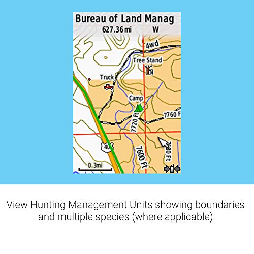 Garmin Huntview Plus, Preloaded microSD Cards with Hunting Management Units for Garmin Handheld GPS Devices - Thumbnail 3