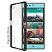 Orzly® Fusion Bumper Case Cover Shell for NEXTBIT Robin Smartphone (2016 Model) - Protective Hard Cover with Impact Absorbing Black Rubber Rim and 100% Clear Back Panel