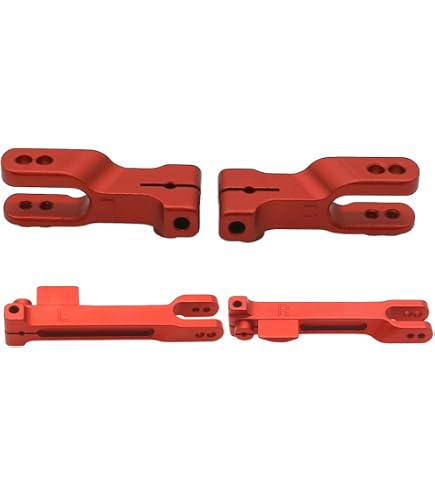 GPM Edelstahl 304 Verstellbare Spurstreben Für Traxxas Desert Racer 4X4 – 4-teiliges Set Inkl. Schrauben