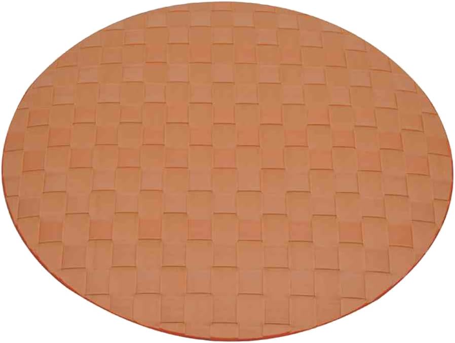 Saleen Placemat round Ø 36 cm in orange, polypropylene, 36 x 36 x 0.2 cm