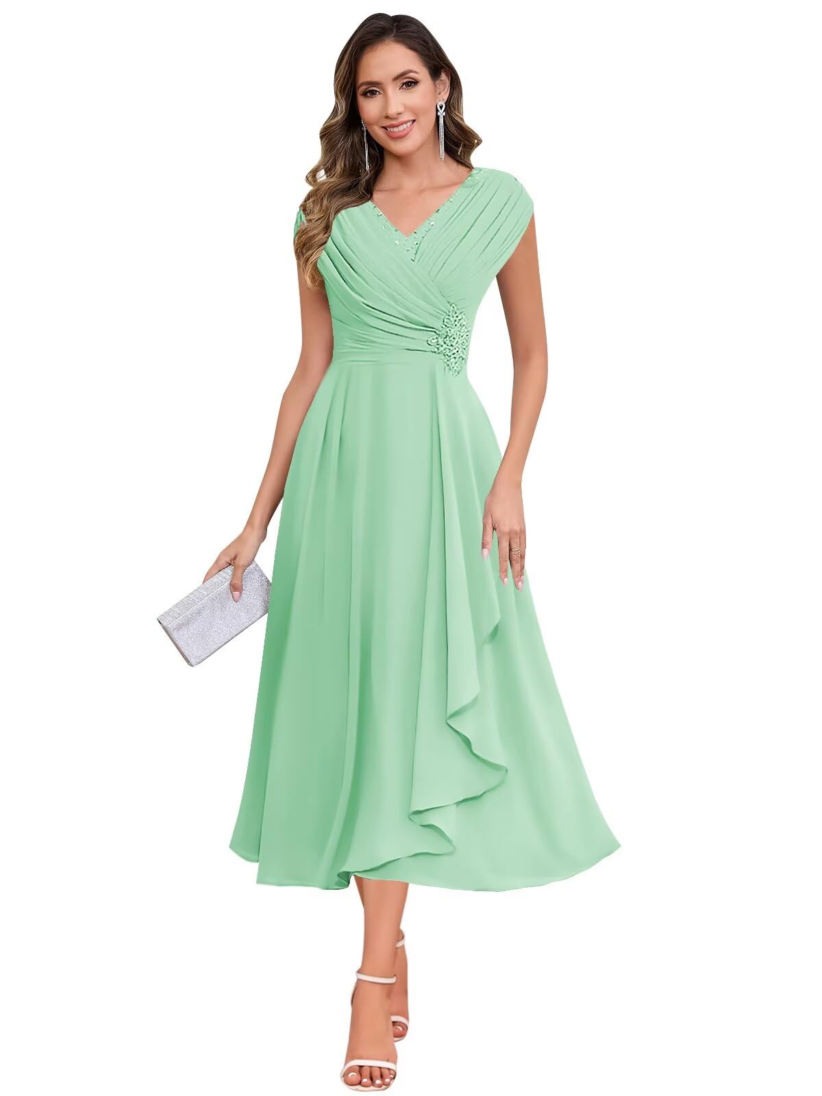 BOLENSYE Plus Size Mother of The Bride Dresses for