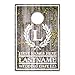 VictoryStore Custom Wedding Bag Toss Game – Custom Wedding Cornhole - Laurel and Initial Full