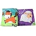 Coolplay Soft Cloth Book for Infant, Farm Animals Baby First Books Touch and Feel Toddler Activity Teether Rings Toy for Baby - Squeak, Rattle, Crinkle