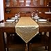 NICEXMAS Gold Sequin Table Runner 108 by 13 Inch for Weddings and Holidays