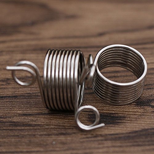 image for gootrades 2 Size Metal Yarn Guide Knitting Thimble for Knitting Crafts