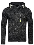 Mrignt Mens Full Zip Hooded Fleece Long Sleeve Two Front Pockets Sports Sweatshirt.