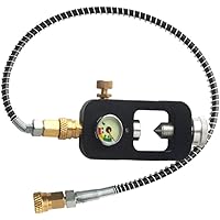 Neuer DIN Ventil Scuba Adapter mit Manometer, Tankfüllstation