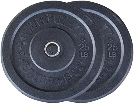 25lb Wright USA AMP Bumper Plates Pair