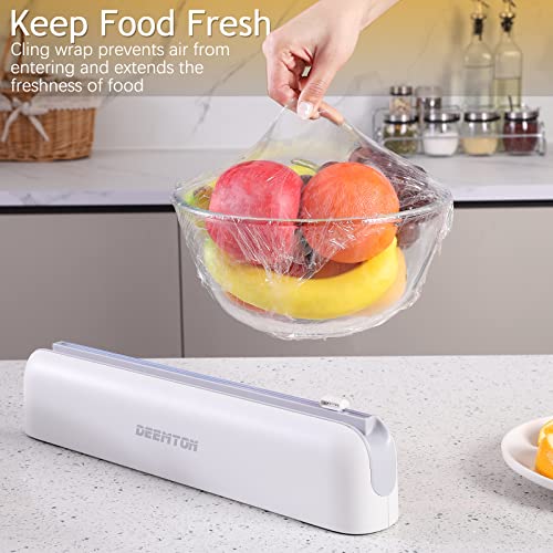 Plastic Wrap Dispenser with Cutter,Plastic Food Wrap Dispenser with