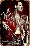Seadlyise Freddie Mercury Plaque Poster Legendary