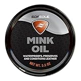 Sof Sole. Mink Oil for Preserving and Waterproofing Smooth Leather Boots, 3.5-Ounce