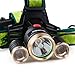 Flashlight,Baomabao 4Modes 9000Lm 3X XML T6+2R5 LED Headlamp Head Light Torch USB 18650 Car Charger