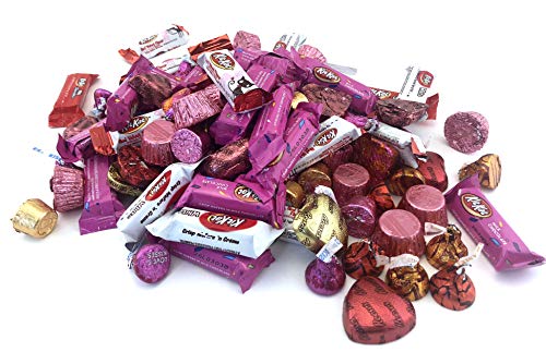 image for LAETAFOOD Valentines Day Chocolate Assortment, Kit Kat Miniatures, Rol