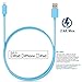 Gembonics Apple MFi Certified, 8 Pin Lightning to USB Cable 3ft Sync & Charger for iPhone X, 8 8Plus, 7 7 Plus, 6 6Plus, 5s, 5c, 5, iPad Air, Mini, iPod Touch (Blue)
