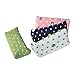 Outus 4 Pieces Canvas Pen Pencil Case Stationery Pouch Bag Case