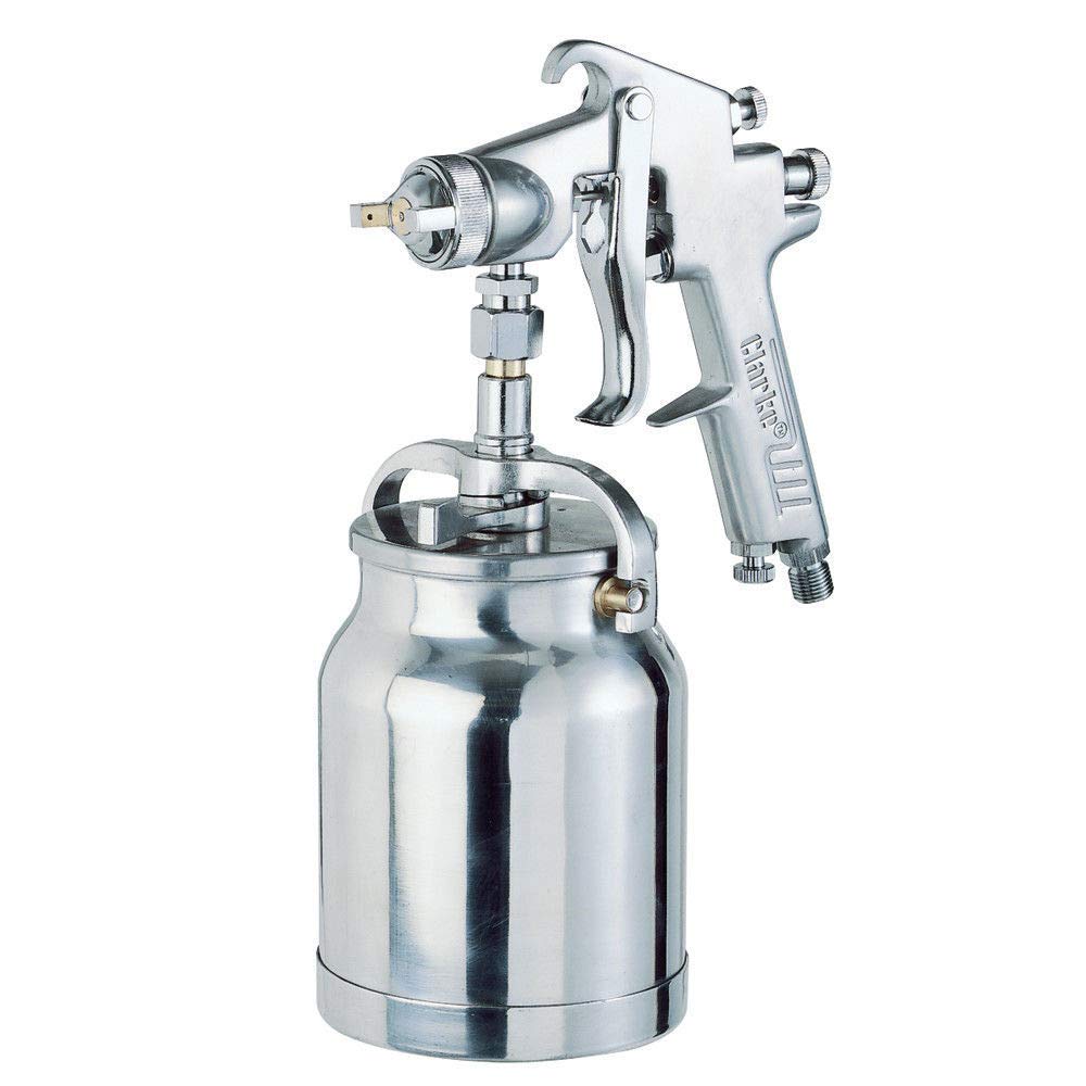 CLARKE AIR SPRAY GUN 1 LTR SYPHON CUP 1.8mm external
