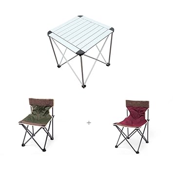 Tables Huo Thickening Stall Aluminum Outdoor Folding Outing
