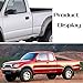 YITAMOTOR Door Handle Compatible for 1995-2004 Toyota Tacoma, Outside Front Left Driver Side Door Handle, Black, 69220-35020