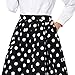 50s Vintage Style Skirts for Women Polka Dot CL6294-2 L