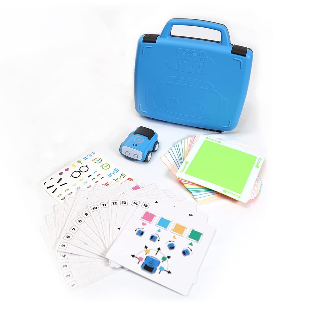 Sphero Indi Student Kit - Screenless Coding Robot for Kids 4+ - Introduce Computer Science Fundamentals - Solve Puzzles - Build & Create Mazes - Learn Coding Concepts - Educational STEM Toy