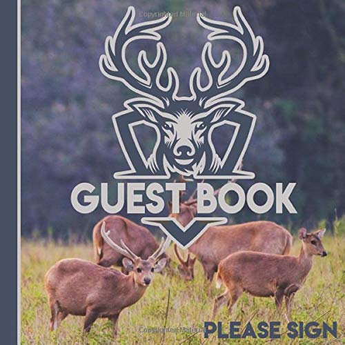 Hunting Cabin Rental Guest Book Deer Jennifer L White