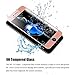 DONWELL [2 Pack Rose Gold] Compatible for iPhone 8 Plus Screen Protector, Full Cover Tempered Glass Screen Protector Designed for iPhone 7/8 Plus 5.5 Inch