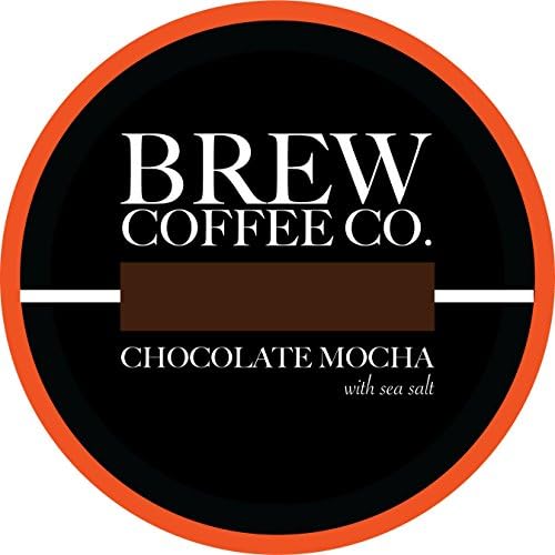 Brew Coffee Co - Keurig for Single Serving Coffee Cups - Chocolate Mocha Sea Salt