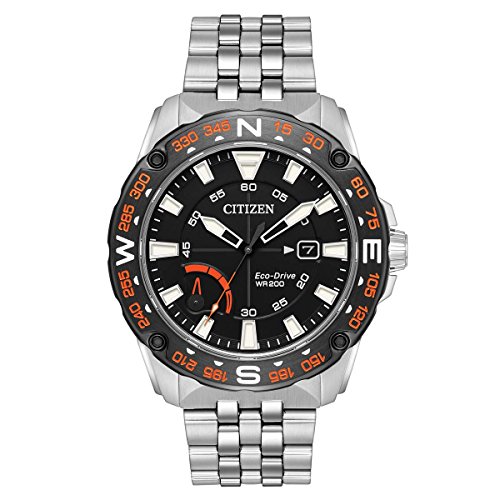 Citizen Watches Men's AW7048-51E Eco-Drive Silver-Tone Watch