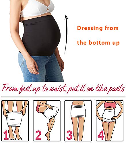 how to wear a pregnancy belly band
