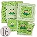 Big Dot of Happiness Twins Two Peas in a Pod - Baby Shower or Birthday Party Tableware Plates, Cups, Napkins Bundle for 16