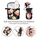 Accessories with Keychain （Black Rose