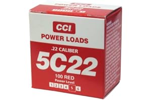 DT Systems Super PRO Dummy Launcher .22 Caliber Crimped Blank Power Loads, 100-Load Pack for Hunting Sporting Dog Training Gun Conditioning Dummy Launcher - Red, 80-100 Yards Launch Distance