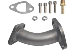 GUCIDDAK Performance Racing Intake Pipe Inlet Manifold w/Pulse For Predator 212cc Ghost 224cc Engine, For Coleman 196cc Mini bikeKT196 Go kart, BT200X CT200U EX, Baja Warrior MB200, For Honda GX200 Engine