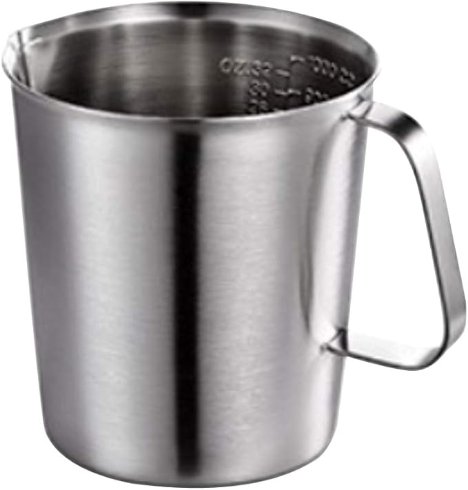 periwinkLuQ Measuring Cups, 500/700/1000 ml Stainless Steel Measuring