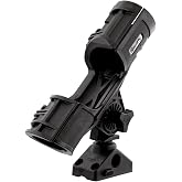 Scotty 0400-BK Rod Holder, Orca W/0241 Side/Deck Mount | Designed for Big Game Fish