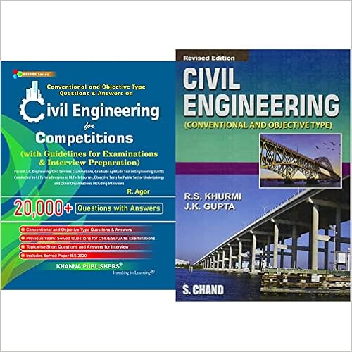 Objective Type and Conventional Questions and Answers on Civil Engineering for All Types of Examinations & Interviews+Civil Engineering: Conventional ... Type (2018-19 Session)(Set of 2 books)