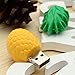 MECO Scrub Sponge, 5 Replacement Sponge Heads with Handle 1 Dish Silicone Brush and 1 Hidden Mini Brush Kitchen Dish Wand Non-Scratch Sponges Dispensing Cleaning Brush for Kitchen Sink Pot
