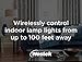 Westek Indoor Wireless Light Switch and Receiver Kit – No Wiring Required, Up To 100ft Distance – The Easy Way to Add a Switched Outlet, Ideal for Lamps,White,RFK1600LC