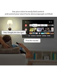 Android 9.0 TV Box con control remoto por voz, MECOOL Certified Smart TV Box con Amlogic S905X2 Quad Core, ROM de 4GB RAM 32GB, Soporte 2.4G   5G WiFi de correa dual 4K BT 4.0, Netflix no compatible