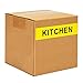 Immuson Removable Home Moving Labels, 960pcs Color Coding Labels for Packing Box, 16 Rolls Different Moving Stickers, 60 Labels/Roll