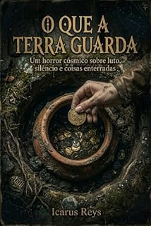 Livro O QUE A TERRA GUARDA: Um horror cósmico sobre luto, silêncio e coisas enterradas