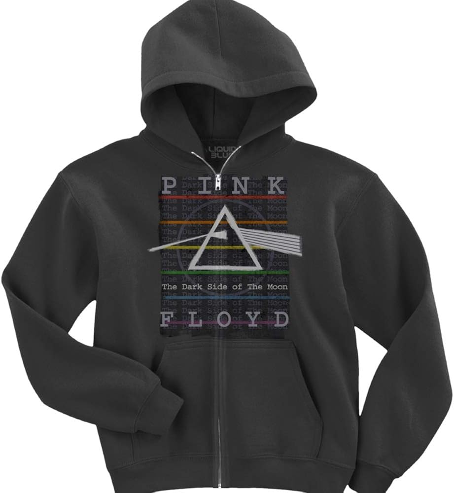 pink floyd zip hoodie