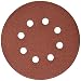 DEWALT DW4312 5-Inch 8 Hole 150 Grit Hook and Loop Random Orbit Sandpaper (25-Pack)