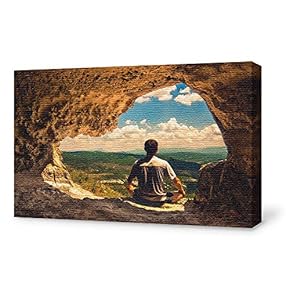 Canvas Wall Art for Living Room,Bedroom Home Artwork Paintings Burrow Structure Ready to Hang - 12x18 inches